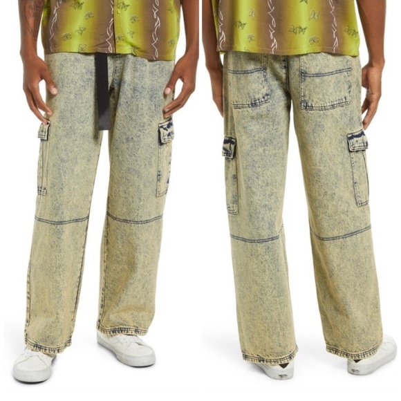 bp Other - NWT BP Pride Gender Inclusive Belted Denim Cargo Pants Size Small